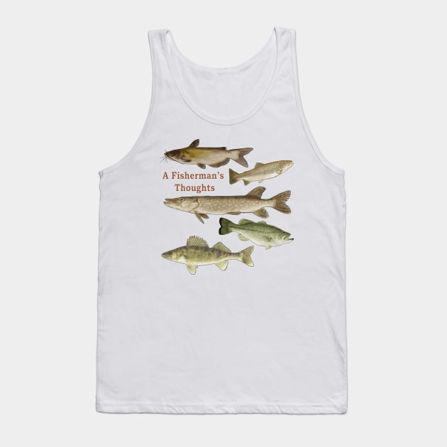 Fisherman's gifts, fishing, wildlife, fish, design Tank Top by sandyo2ly